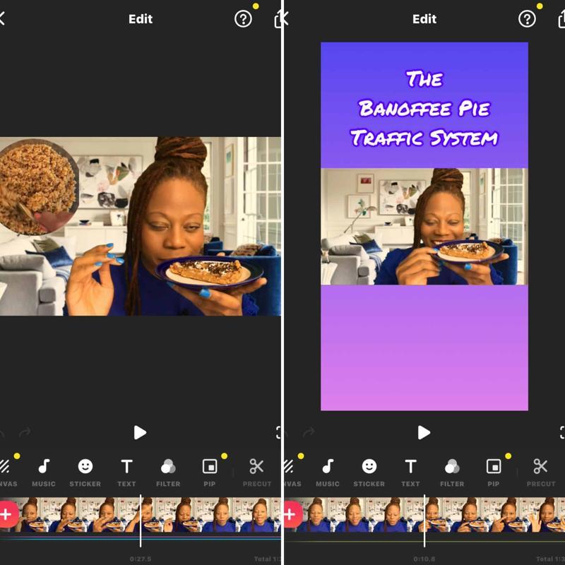 Inshot's clever video editing features